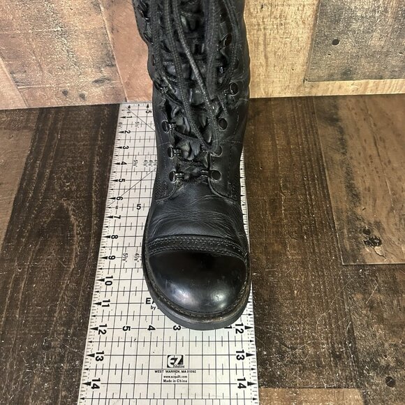 Corcoran 1525 Black Lace Up Field Jump Boots Mens 10.5 D - Picture 4 of 12